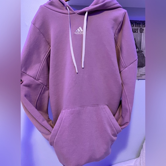 Dust pink Adidas hoodie - Picture 3 of 8
